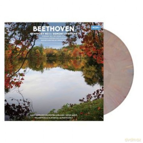 Radio Symphony Orchestra Ljubljana - Philharmonica Slavonica: Beethoven - Symphony No 5. Egmont Overture (Lucky Dip Marble) [Winyl]