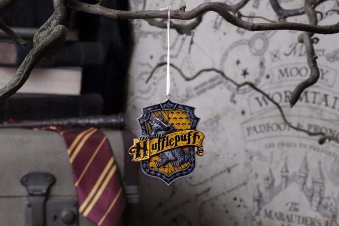 Harry Potter: Harry Potter Hufflepuff Crest Hanging Ornament 8Cm