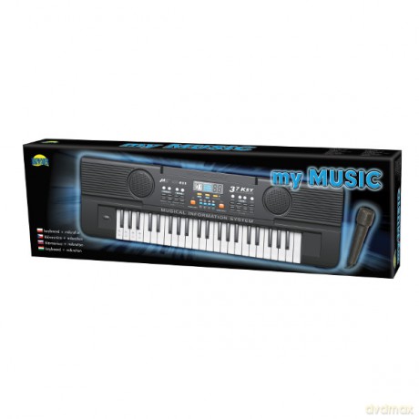Dromader Keyboard Duży Z Mikrofonem [ZABAWKA]