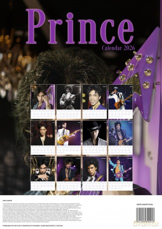 Prince: Prince 2026 Unofficial Calendar [KALENDARZ]