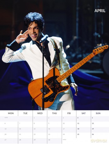 Prince: Prince 2026 Unofficial Calendar [KALENDARZ]