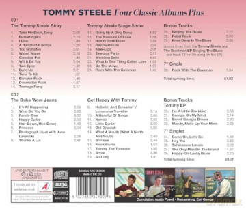 Tommy Steele: The Tommy Steele Story / Tommy Steele Stage Show / The Duke Wore Jeans / Get Happy With Tommy [CD]