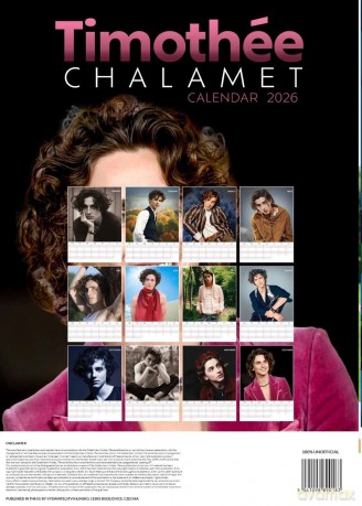 Timothee Chalamet: Timothee Chalamet 2026 Unofficial Calendar [KALENDARZ]