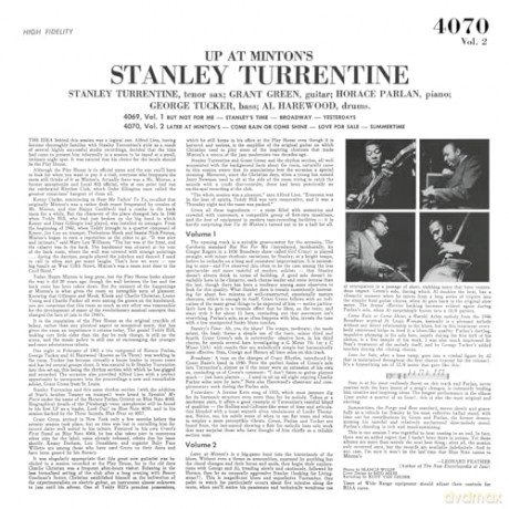 Stanley Turrentine: Up At MintonS. Vol. 2 [Winyl]