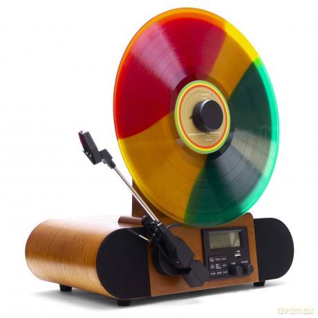 Fuse: Vert Standard Vertical Record Player With Bluetooth In/Out And Fm Radio