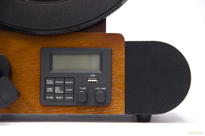 Fuse: Vert Standard Vertical Record Player With Bluetooth In/Out And Fm Radio