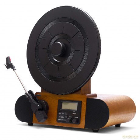 Fuse: Vert Standard Vertical Record Player With Bluetooth In/Out And Fm Radio