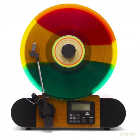 Fuse: Vert Standard Vertical Record Player With Bluetooth In/Out And Fm Radio