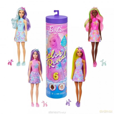 Barbie Color Reveal Lalka Balonowe zwierzątka