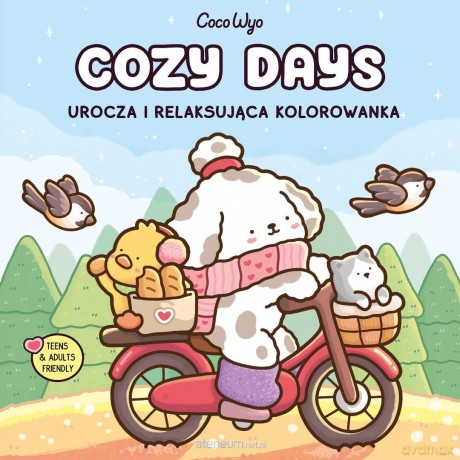 Cozy Days. Urocza i relaksująca kolorowanka - Coco Wyo [KSIĄŻKA]