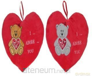 Serce I Adore You - Miś 25cm MIX