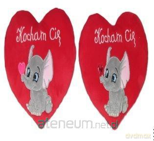 Serce Kocham Cię - Słonik 15cm MIX