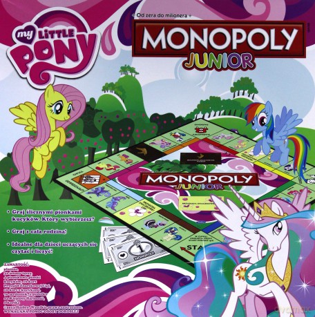 Hasbro Monopoly Junior My Little Pony [ZABAWKA]