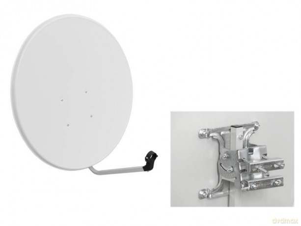 Antena SAT 80, Biała, komplet/pakiet 5 szt.