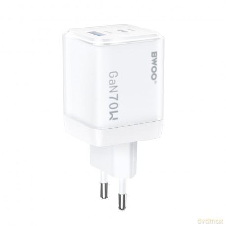 BWOO ładowarka sieciowa GaN CDA224 QC 70W 1 x USB 1x USB-C