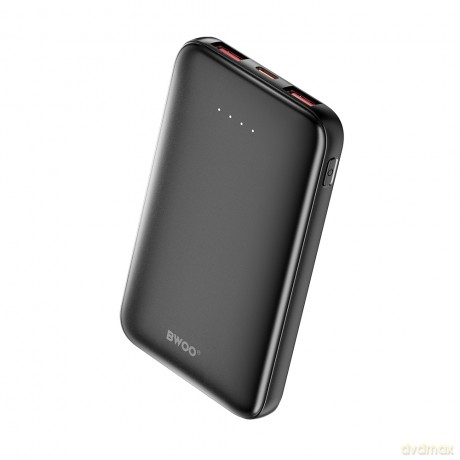 BWOO power bank P72 QC 22.5W PD 20W 5000 mAh z 2 x USB-A 1 x USB-C czarny