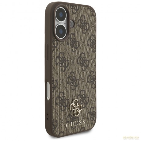 Guess nakładka 4G Small Classic Logo MagSafe do iPhone 17 brązowa