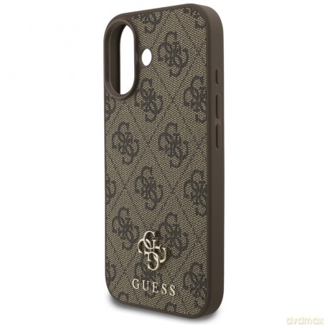 Guess nakładka 4G Small Classic Logo MagSafe do iPhone 17 brązowa