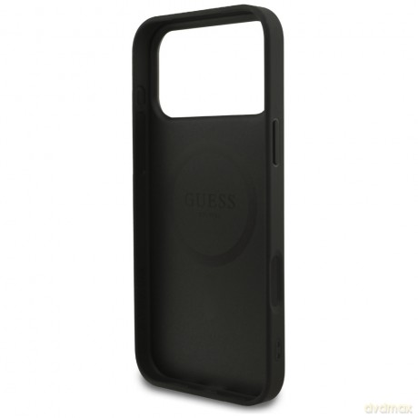 Guess nakładka 4G Small Classic Logo MagSafe do iPhone 17 Pro Max czarna