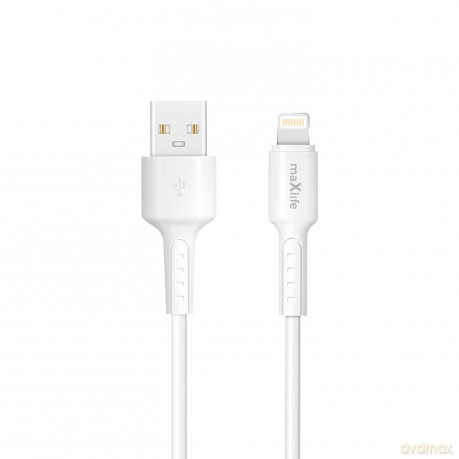 Maxlife kabel MXUC-13 USB-A - Lightning 1,0 m 3,0A biały