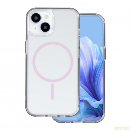 Nakładka Anti Shock Thin Mag do iPhone 17 Pro Max 6,9" różowa open ring