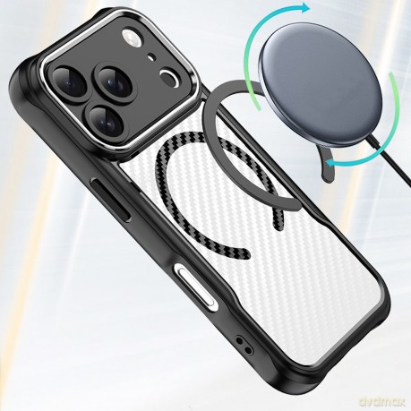 Nakładka Defender Carbon Mag do iPhone 17 Pro 6,3" czarna