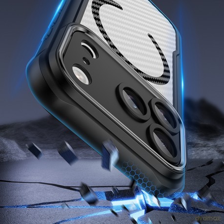 Nakładka Defender Carbon Mag do iPhone 17 Pro 6,3" czarna