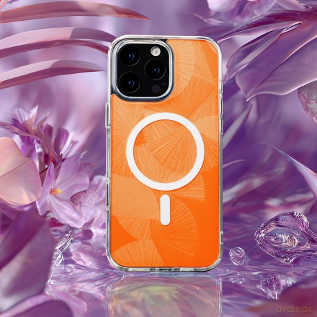 Nakładka Flash Mag do iPhone 17 Pro Max 6,9" pomarańczowa