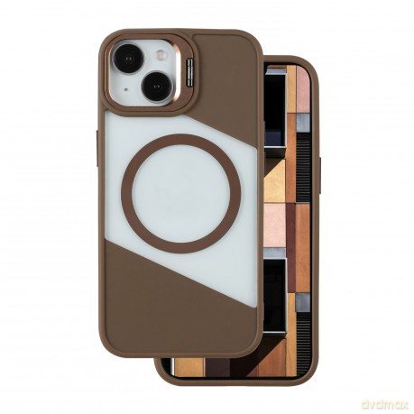 Nakładka Fusion Mag do iPhone 12 / 12 Pro 6,1" brązowa
