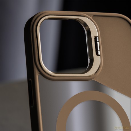 Nakładka Fusion Mag do iPhone 12 / 12 Pro 6,1" brązowa