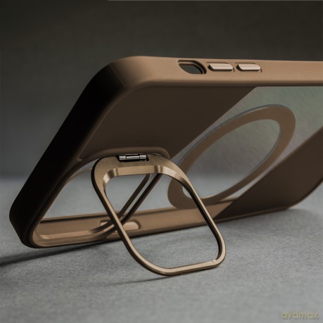 Nakładka Fusion Mag do iPhone 12 / 12 Pro 6,1" brązowa
