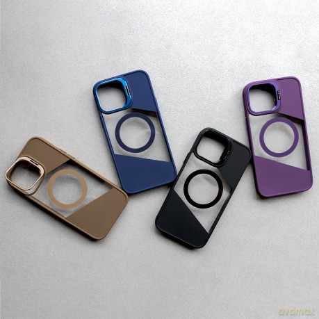 Nakładka Fusion Mag do iPhone 12 / 12 Pro 6,1" brązowa