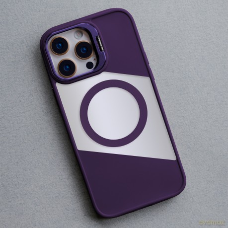 Nakładka Fusion Mag do iPhone 14 6,1" fioletowa