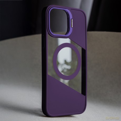 Nakładka Fusion Mag do iPhone 15 6,1" fioletowa