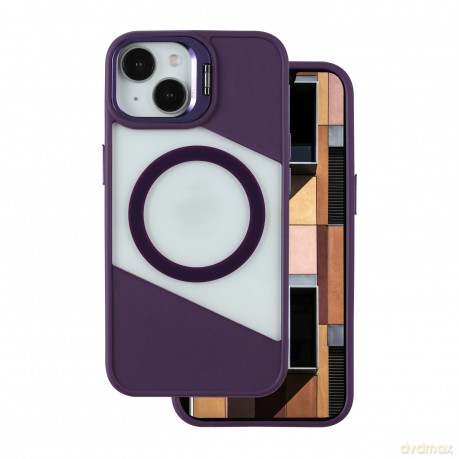 Nakładka Fusion Mag do iPhone 15 Pro 6,1" fioletowa