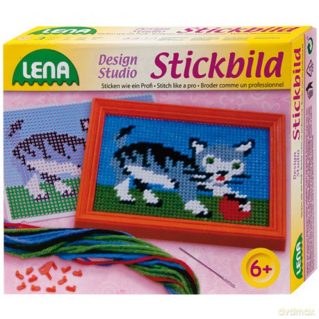 Lena Wyszywanka Kot [ZABAWKA]