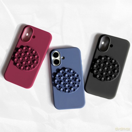 Nakładka Silicone Stick do iPhone 14 Pro 6,1" bordowa