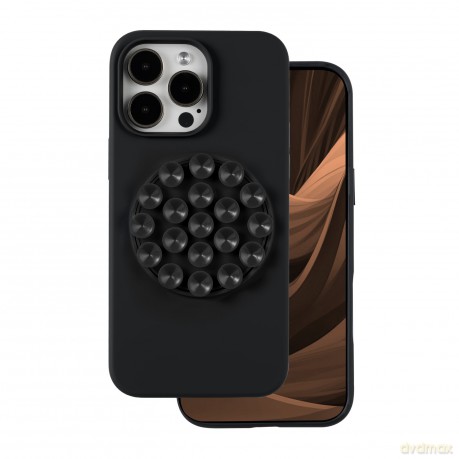 Nakładka Silicone Stick do iPhone 17 6,3" czarna