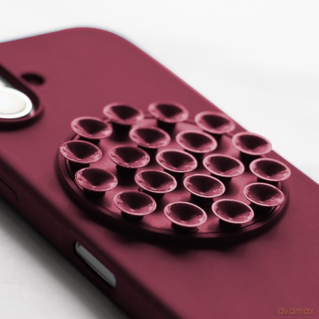 Nakładka Silicone Stick do iPhone 17 Pro 6,3" bordowa