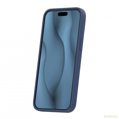 Nakładka Silicone Thin Mag do iPhone 15 Pro 6,1" ciemnoniebieska