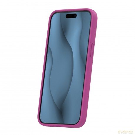 Nakładka Silicone Thin Mag do iPhone 15 Pro 6,1" fuksja