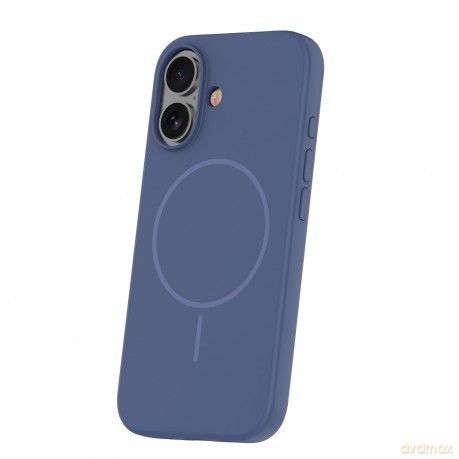 Nakładka Silicone Thin Mag do iPhone 16 6,1" ciemnoniebieska