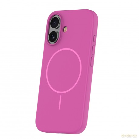 Nakładka Silicone Thin Mag do iPhone 16 6,1" fuksja