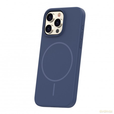 Nakładka Silicone Thin Mag do iPhone 16 Pro Max 6,9" ciemnoniebieska