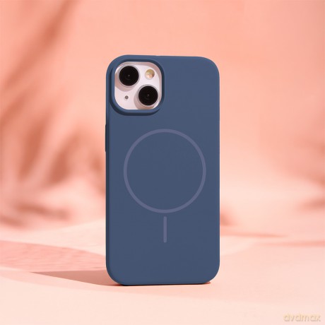Nakładka Silicone Thin Mag do iPhone 16 Pro Max 6,9" ciemnoniebieska