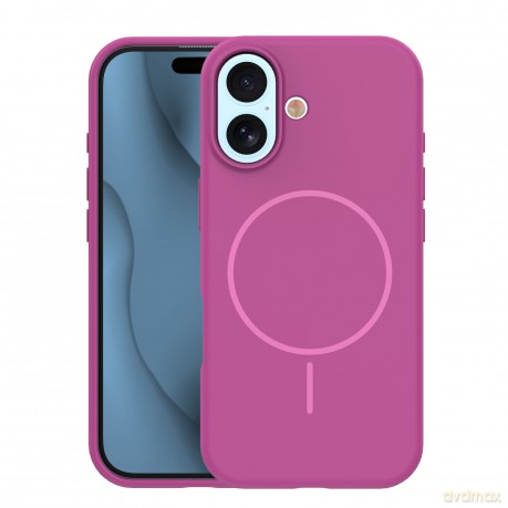 Nakładka Silicone Thin Mag do iPhone 17 6,3" fuksja