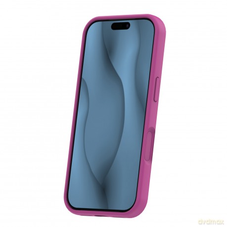 Nakładka Silicone Thin Mag do iPhone 17 Pro 6,3" fuksja