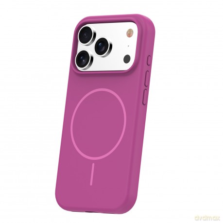 Nakładka Silicone Thin Mag do iPhone 17 Pro 6,3" fuksja