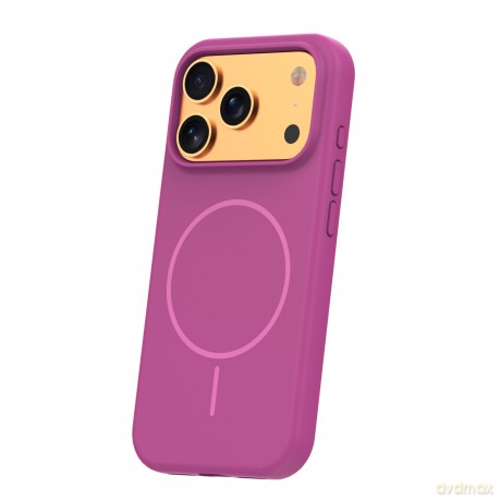 Nakładka Silicone Thin Mag do iPhone 17 Pro Max 6,9" fuksja