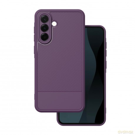 Nakładka Simple Carbon do Samsung Galaxy A36 5G fioletowa